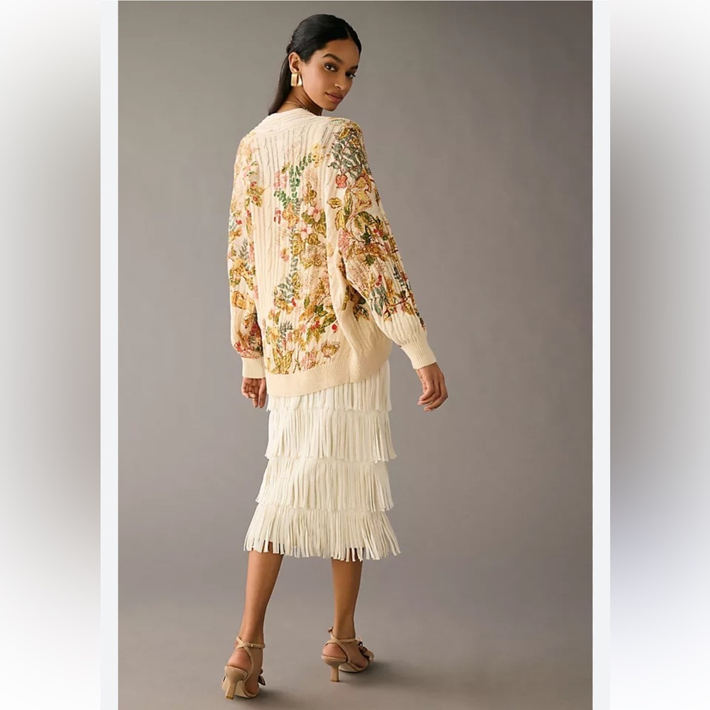 ANTHROPOLOGIE PILCRO cableknit cocoon cardigan - Picture 4 of 10